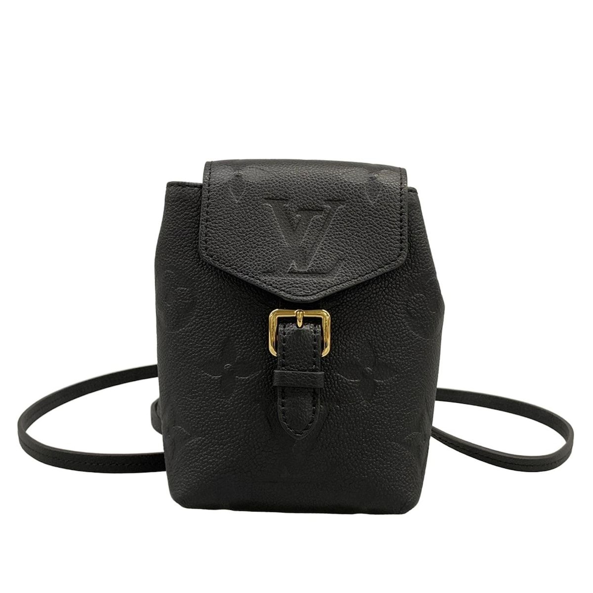 LOUIS VUITTON(ルイヴィトン) リュックサック モノグラム・アンプラント タイニーバックパック M80596 ノワール レザー、牛革