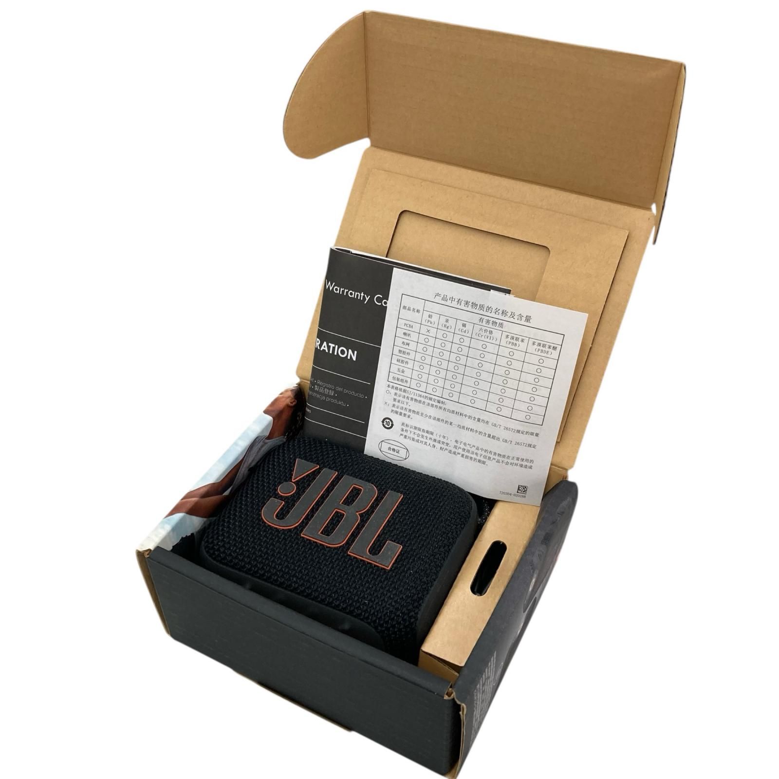 186000 動作確認済み JBL ジェイビーエル GO4 ブラック 箱付き 