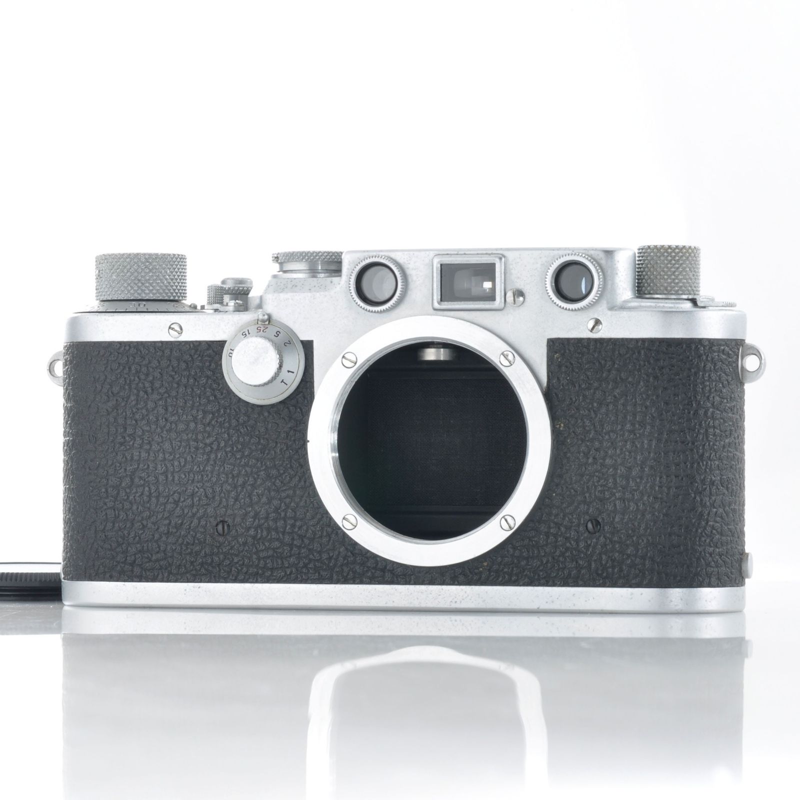 汚れ以外は問題なし【ライカ】Leica IIIf レッドダイヤル レンジファインダーカメラ #T285