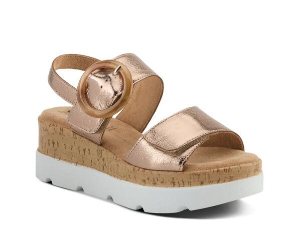スプリングステップ レディース シューズ サンダル Spring Step Abarah Sandal Bronze Metallic メタリック