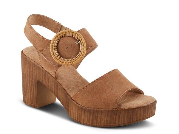 スプリングステップ レディース シューズ サンダル プラットフォーム Spring Step Gamona Platform Sandal Dark Brown ブラウン