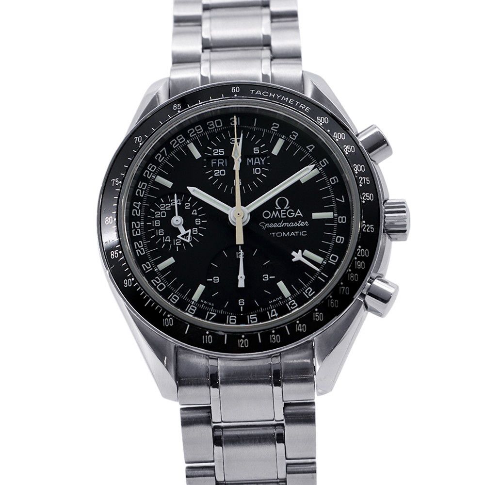オメガ スピードマスター マーク40 コスモス トリプルカレンダー 3520.50 OMEGA 腕時計 黒文字盤
