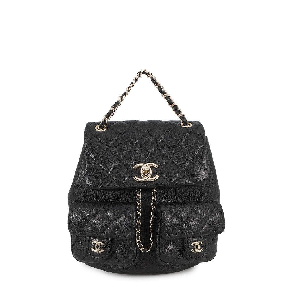 シャネル リュック マトラッセ ココマーク キャビアスキン AS3787 CHANEL バックパック バッグ 黒