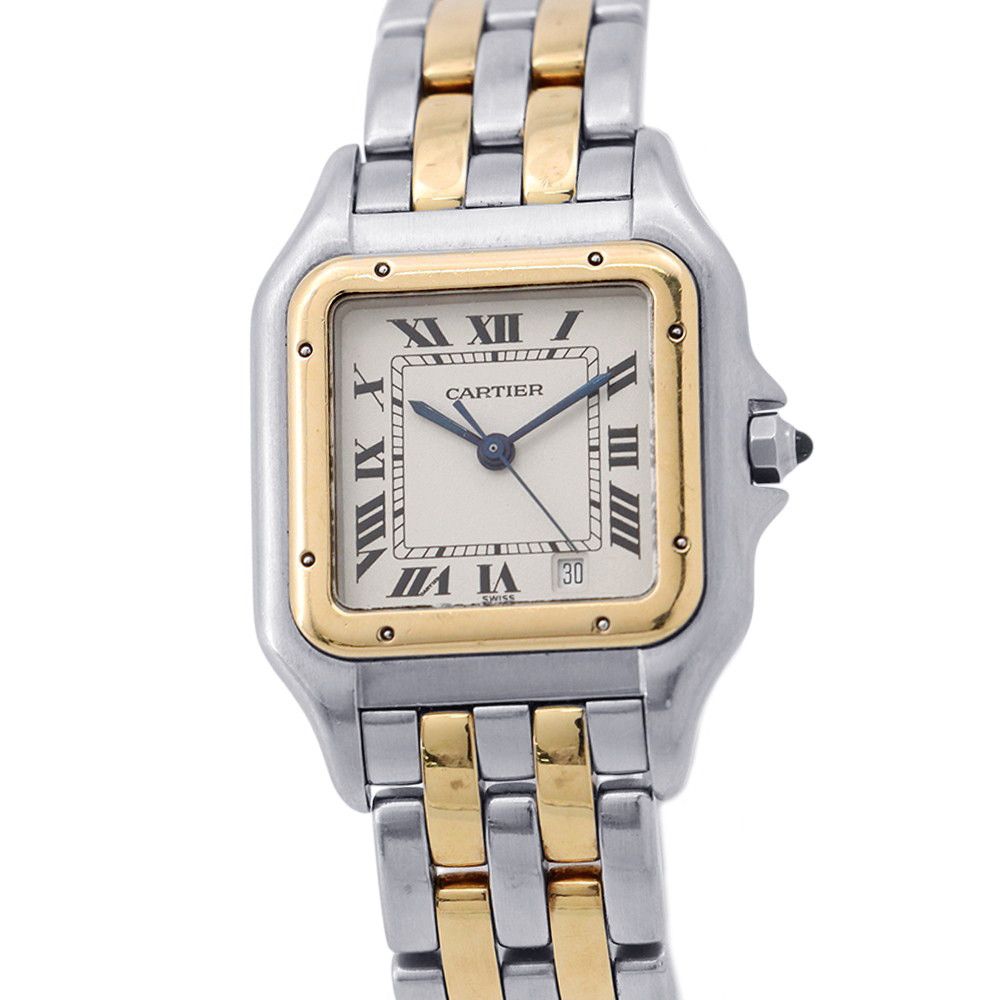 カルティエ パンテール MM 2ロウ 830832 Cartier 腕時計 アイボリー文字盤