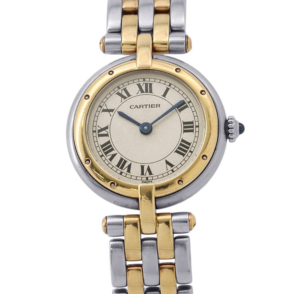 カルティエ パンテール ヴァンドーム SM 2ロウ 84084241 Cartier 腕時計 アイボリー文字盤 クォーツ