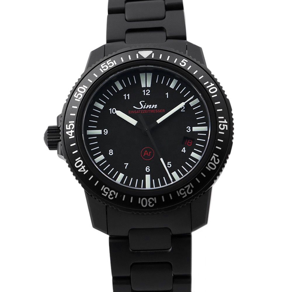 ジン ミッションタイマー EZM3S Sinn 腕時計 黒文字盤