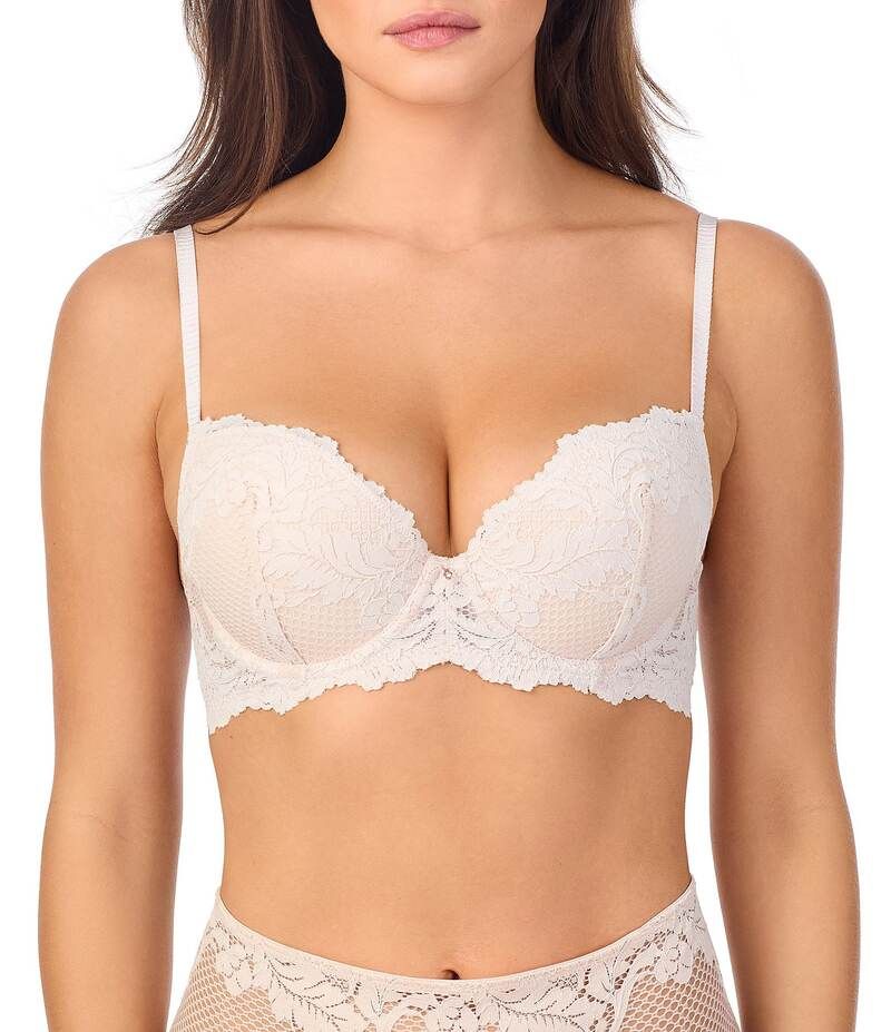 レミステレー レディース アンダーウェア ブラジャー レース Le Mystere Lace Allure Cut Sewn Padded Demi Bra Soft Shell