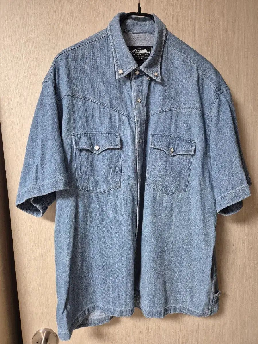 (24年) FrizmWORKS（フリズムワークス） ウェスタン デニム シャツ デニムシャツ large