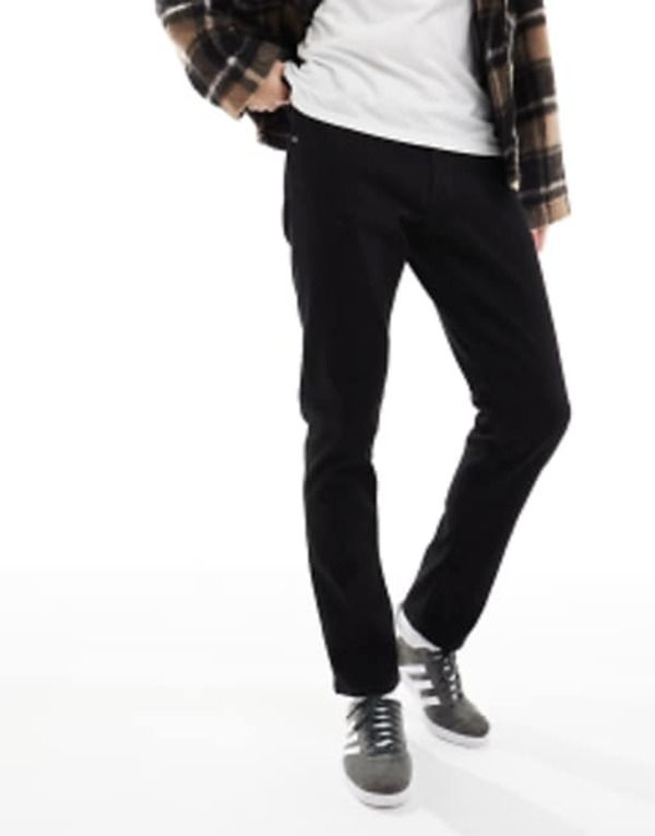 ジャック アンド ジョーンズ メンズ ボトムス デニムパンツ テーパードフィット ジーンズ Jack Jones Intelligence Glenn slim tapered fit jeans Black denim ブラック