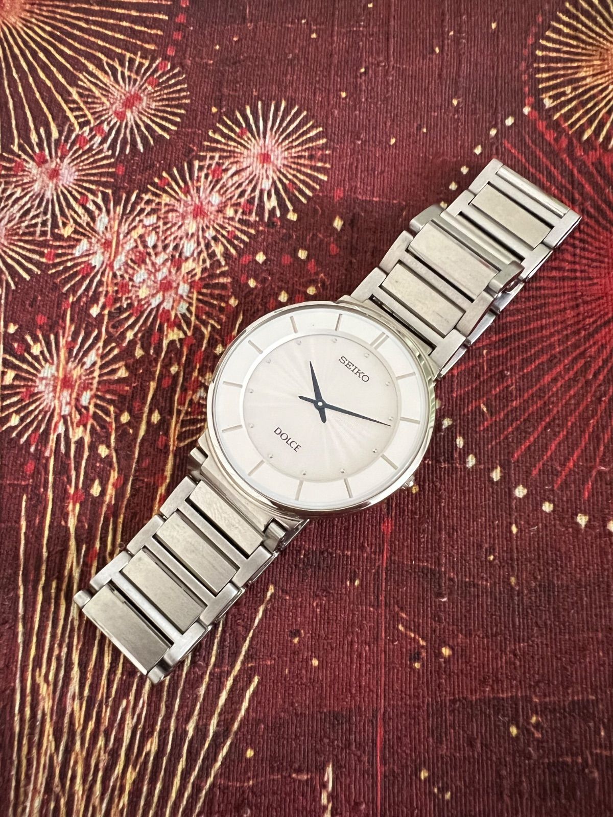 セイコー SEIKO☆ドルチェ☆メンズ☆クオーツ時計☆4J40-0AC0☆稼働品