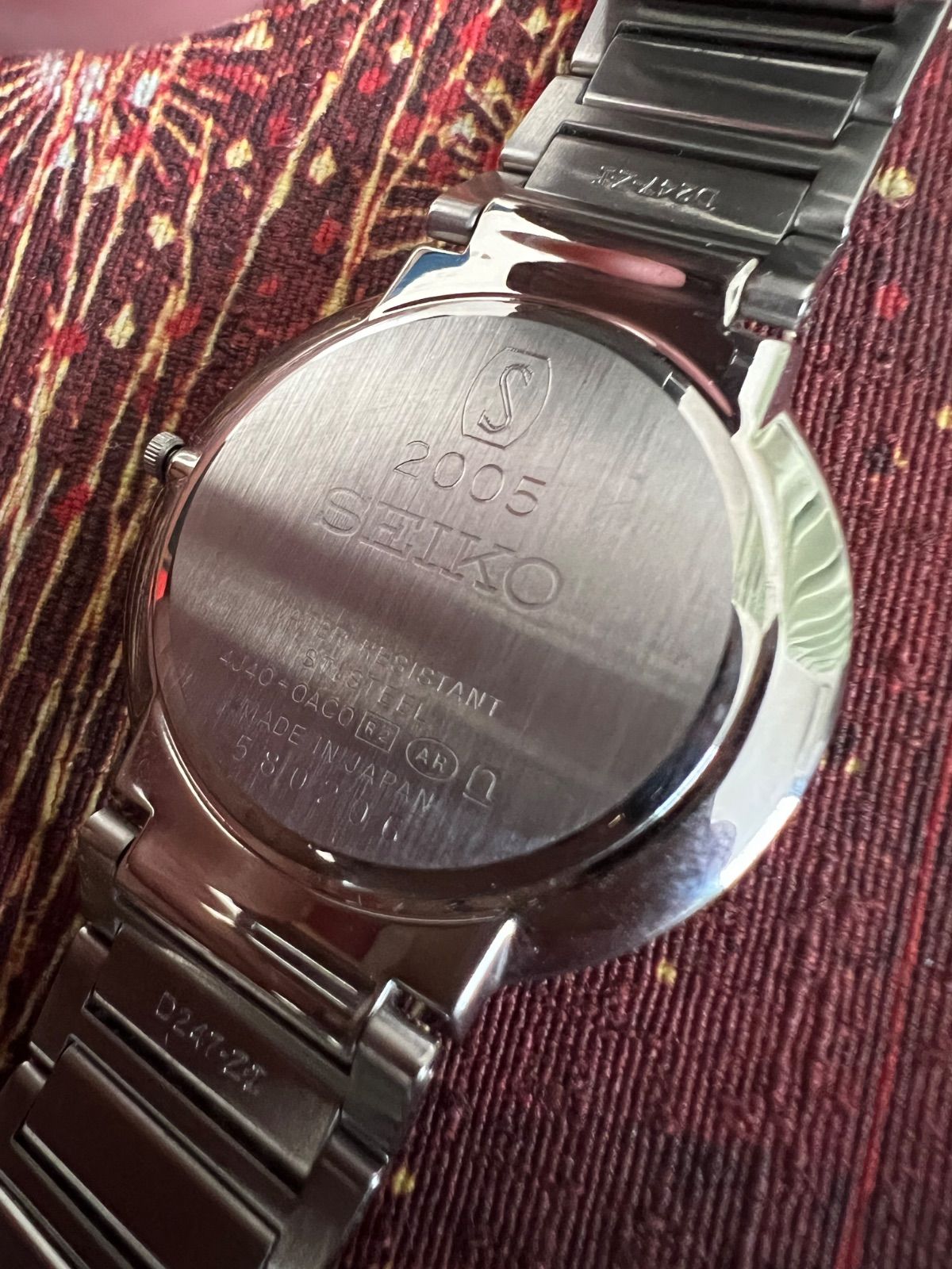 セイコー SEIKO☆ドルチェ☆メンズ☆クオーツ時計☆4J40-0AC0☆稼働品