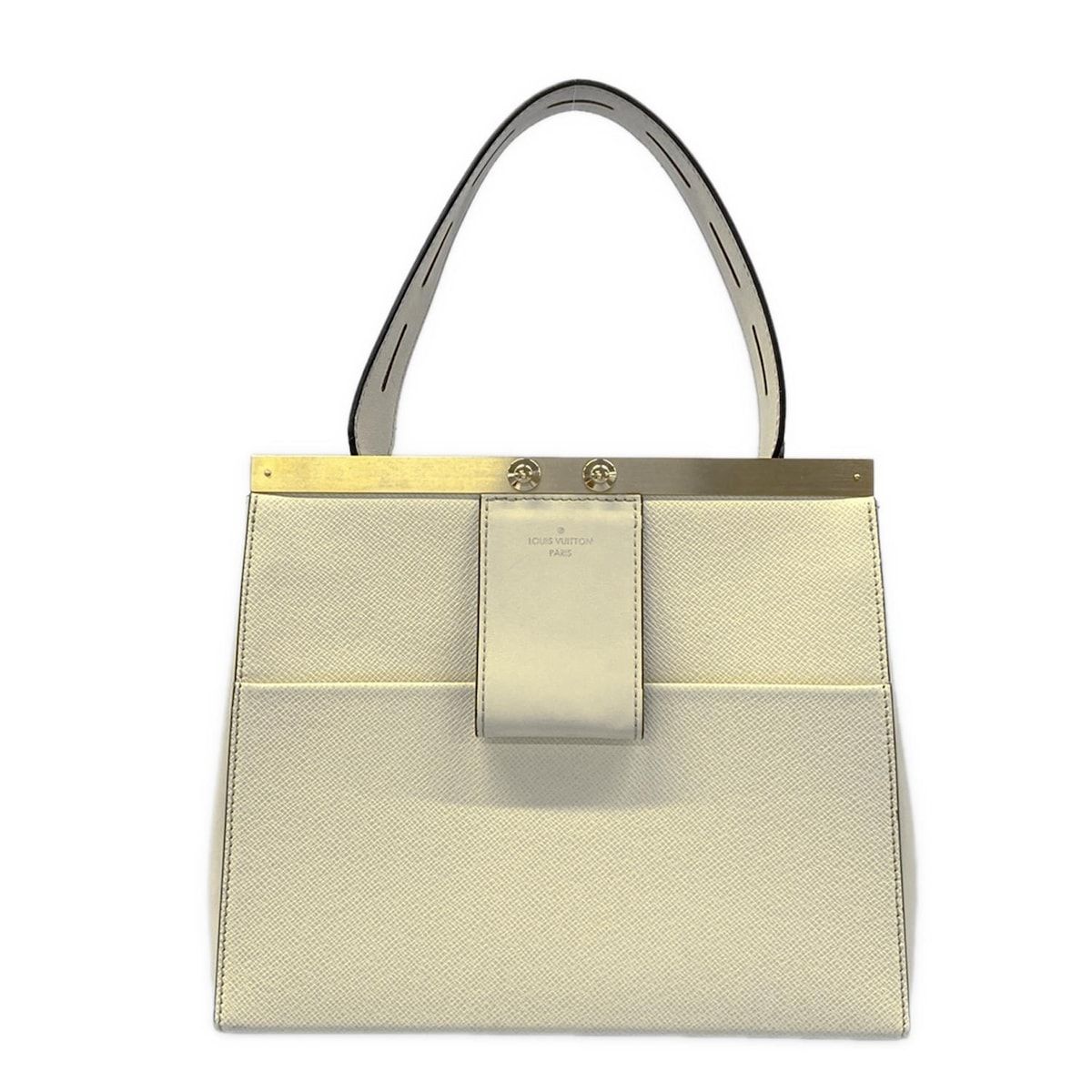 LOUIS VUITTON(ルイヴィトン) ハンドバッグ タイガ シティフレーム M52719 アイボリー レザー