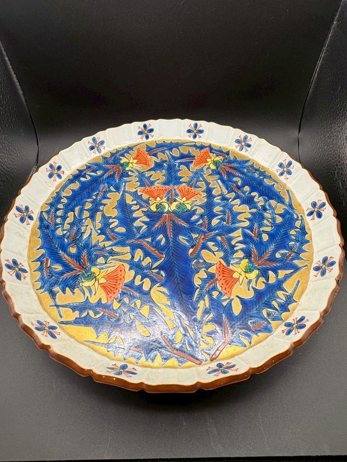 久谷焼　飾皿　インテリア　置物 骨董品