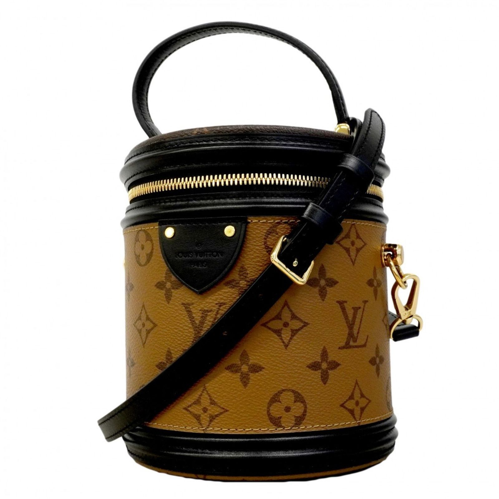 ルイ・ヴィトン(Louis Vuitton) ルイ・ヴィトン ハンドバッグ モノグラム・リバース カンヌ M43986 ブラウン 2wayバッグレディース
