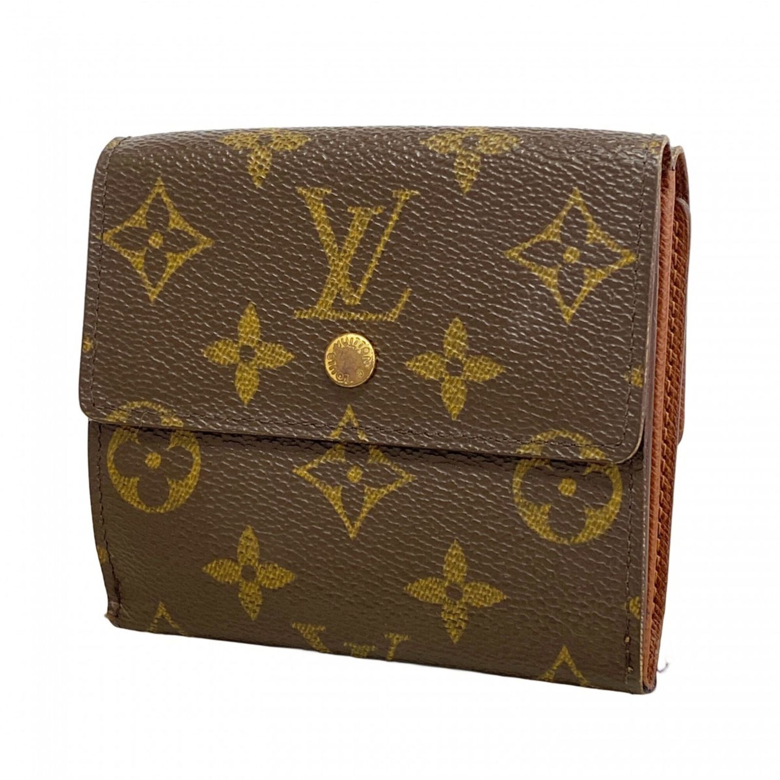 ルイ・ヴィトン(Louis Vuitton) ルイ・ヴィトン 三つ折り財布 モノグラム ポルトフォイユエリーズ M61654 ブラウンレディース