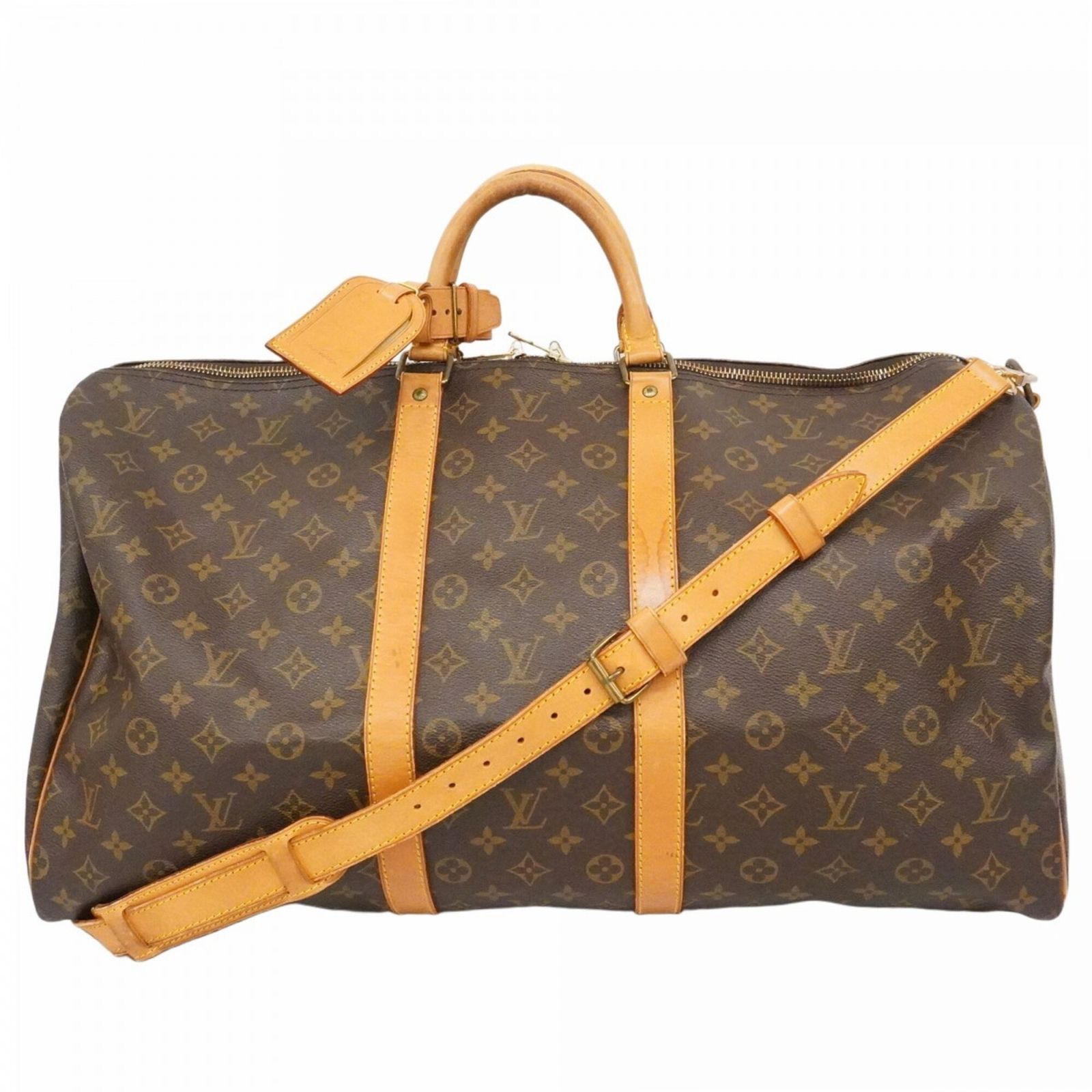 ルイ・ヴィトン(Louis Vuitton) ルイ・ヴィトン バッグ・ボストンバッグ モノグラム キーポルバンドリエール55 M41414 ブラウンメンズ レディース