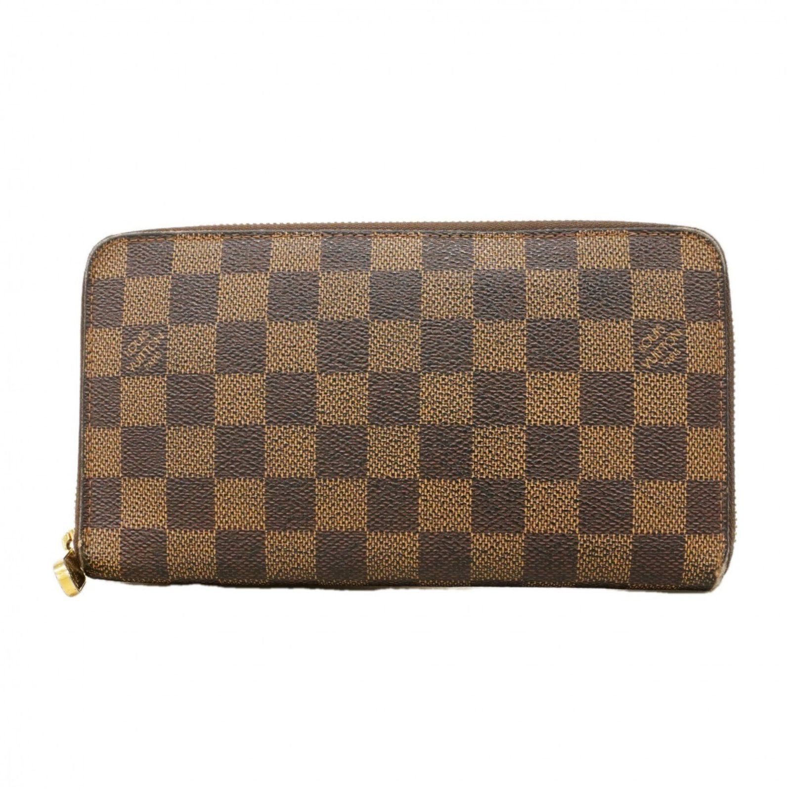 ルイ・ヴィトン(Louis Vuitton) ルイ・ヴィトン 長財布 ダミエ ジッピーオーガナイザー N60003 エベヌメンズ レディース