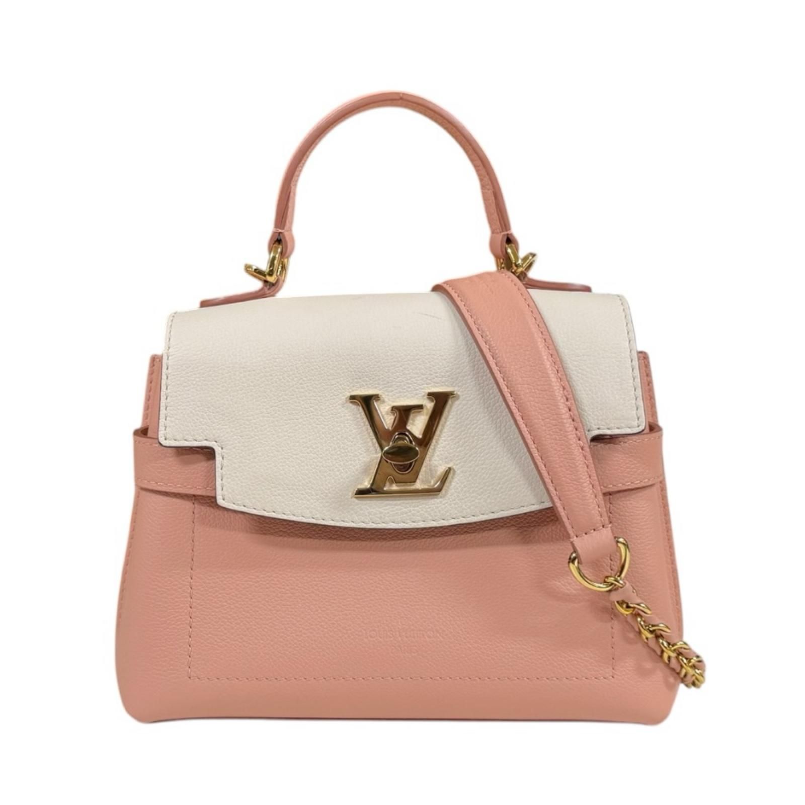 ルイヴィトン ロックミー エヴァMINI ショルダーバッグ レザー M22626 ピンク レディース LOUIS VUITTON 中古 ルイヴィトン ルイ ヴィトン