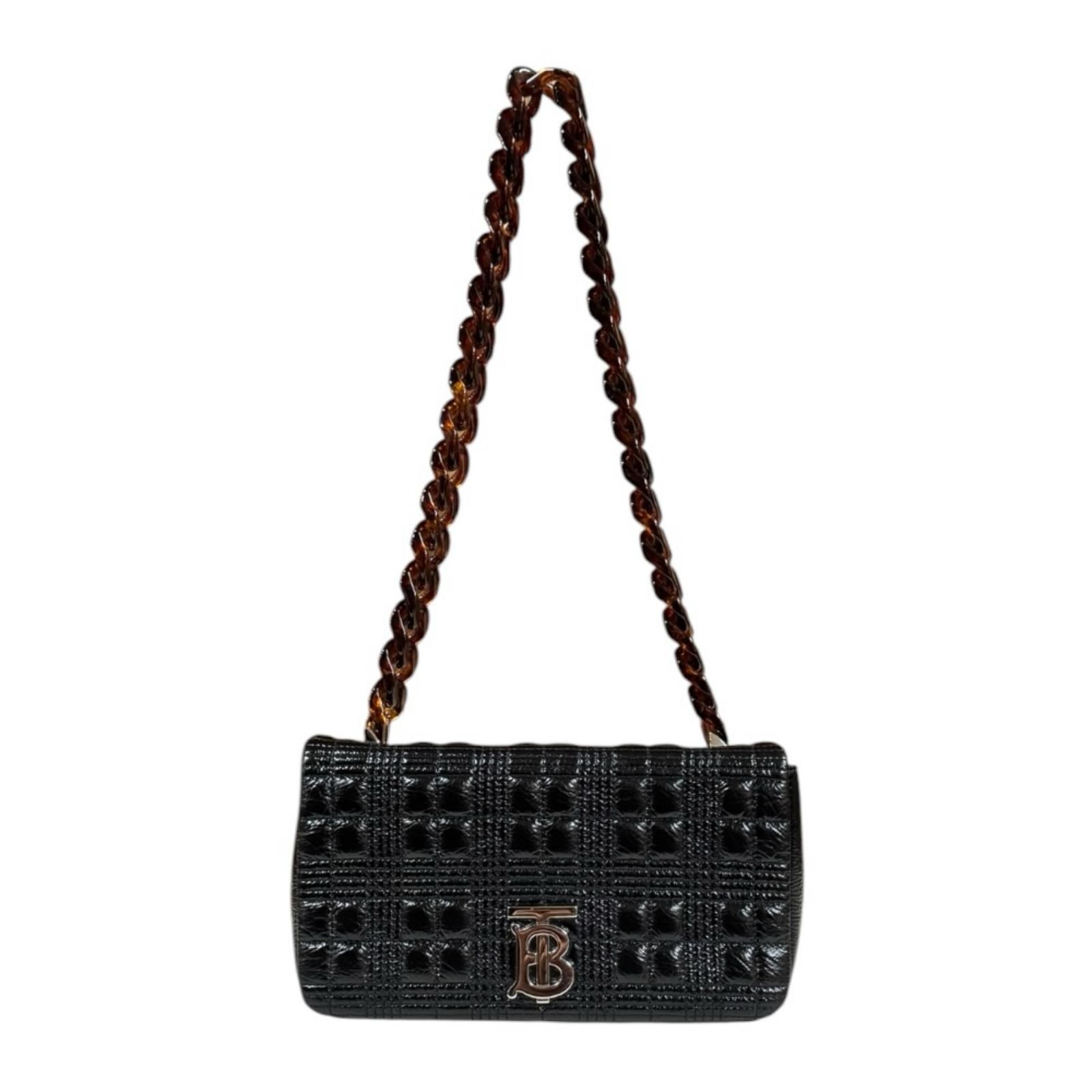 バーバリー ローラバッグ スモール ショルダーバッグ レザー 8033107 ブラック レディース BURBERRY 中古 バーバリー 35,750円