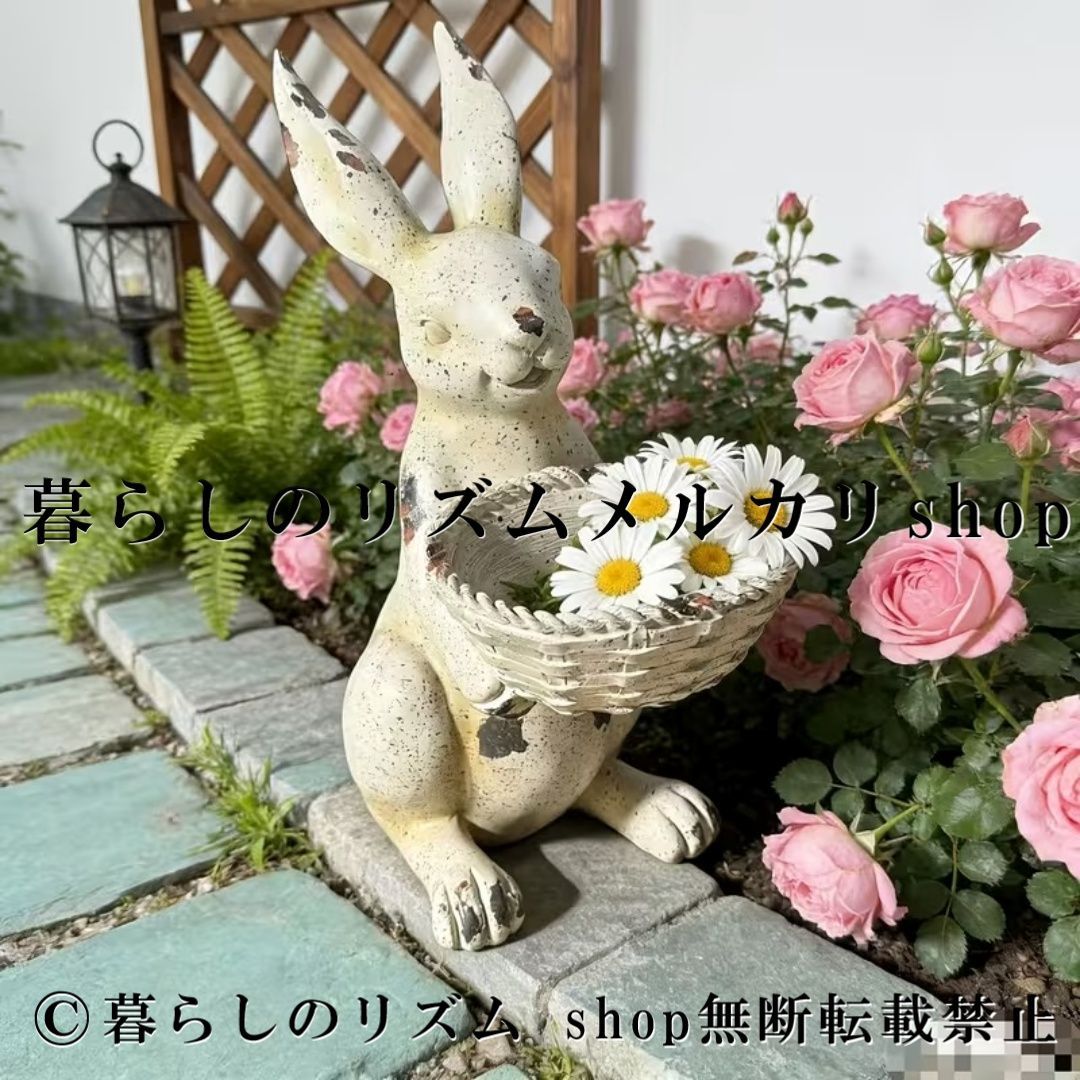 園芸用品 ガーデニングフラワーポットオブジェ