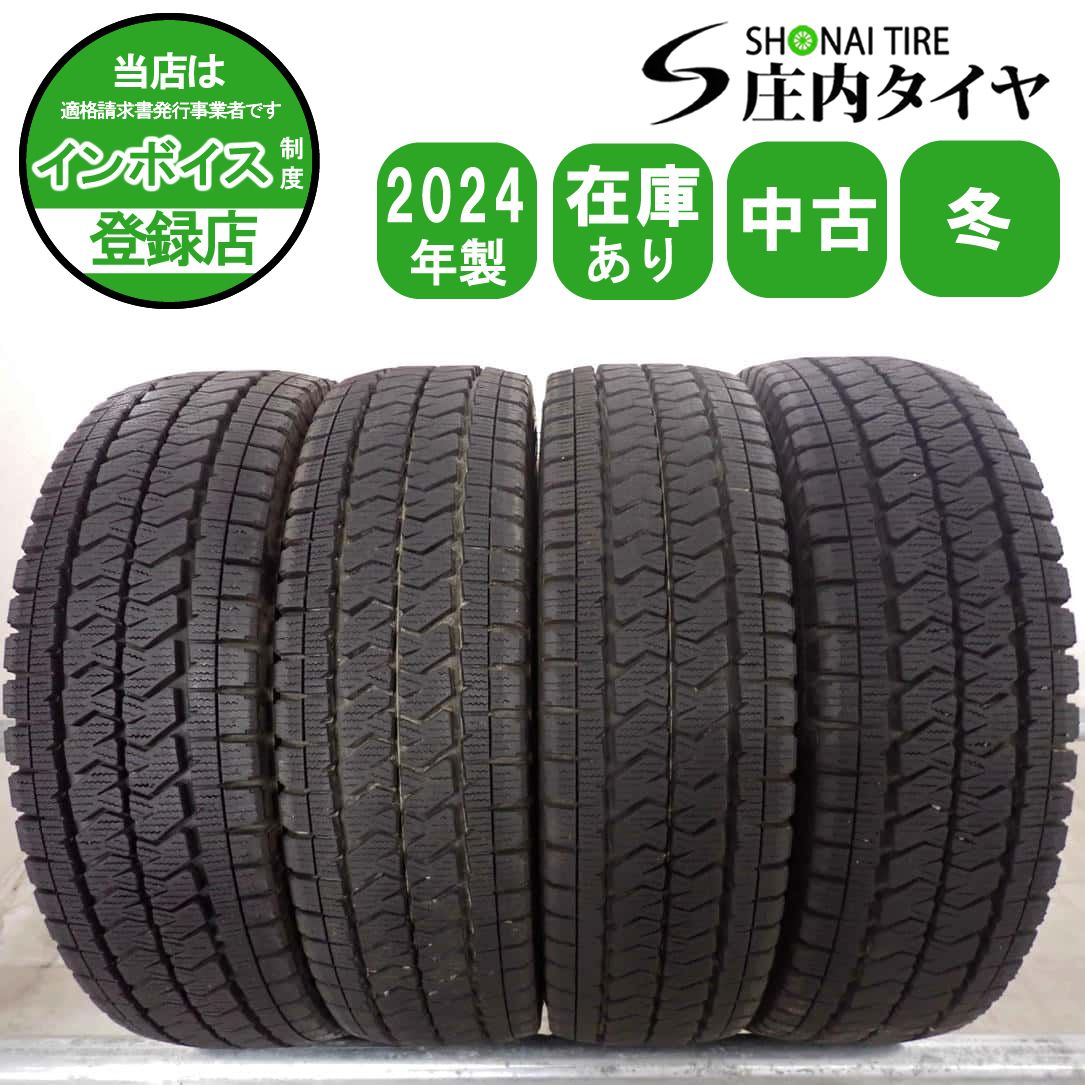 冬4本 会社宛送料無料 165/80R14 91/90 LT ブリヂストン ブリザック VL10 2024年製 タウンエース プロボックス サクシード ADバン NO,W2424