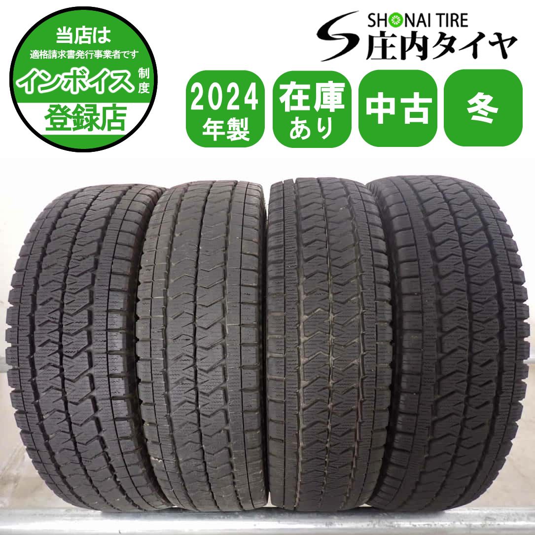 冬4本 会社宛送料無料 165/80R14 91/90 LT ブリヂストン ブリザック VL10 2024年製 タウンエース プロボックス サクシード ADバン NO,W2425