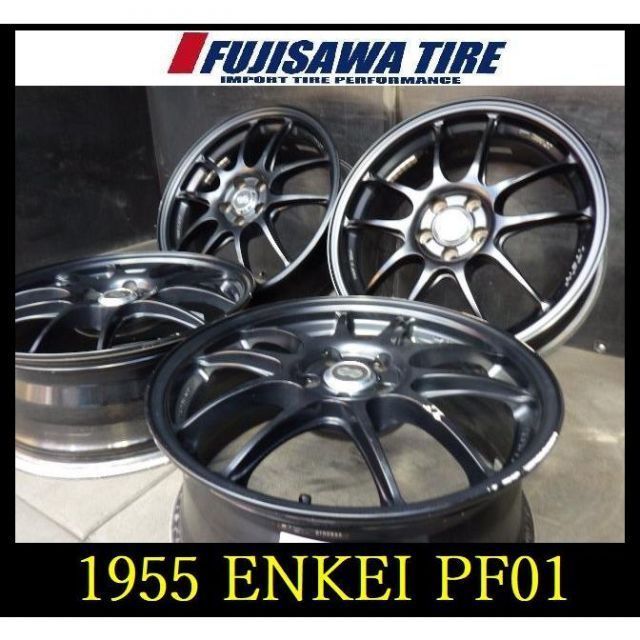【1955】T5202045◆ENKEI PF01◆17x7J 5穴 PCD100 +48◆4本 25127286