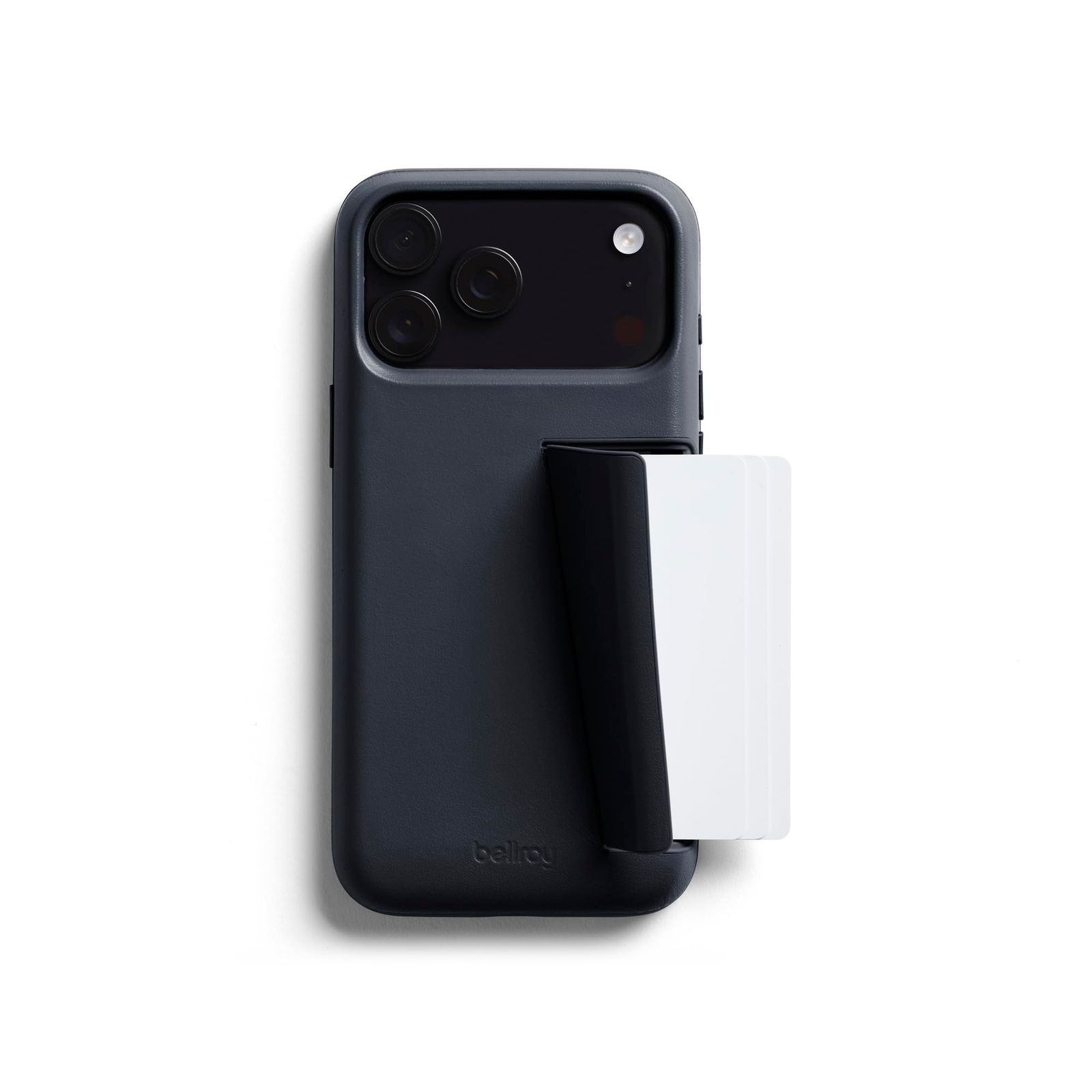 Bellroy Phone Case - 3 Card iPhone 17 Pro Max用 レザースマホケース カード収納付き - Nightsky