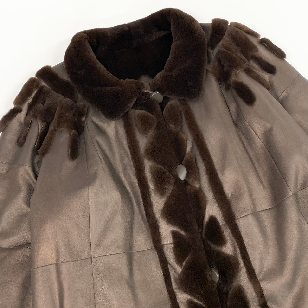 【美品】メンズ サガミンク シェアードミンク ロングコート リバーシブル メンズ 【美品】メンズ サガミンク シェアードミンク ロングコート