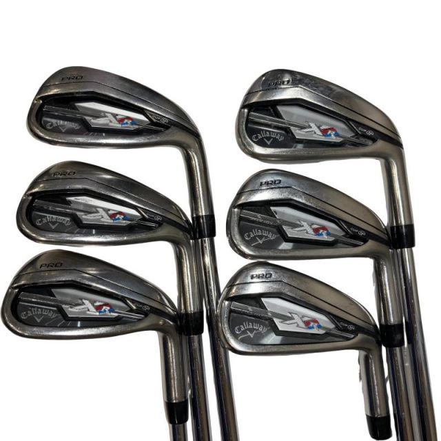 中古 キャロウェイ XR PRO 6S キャロウェイ XR レフティ アイアン6本 