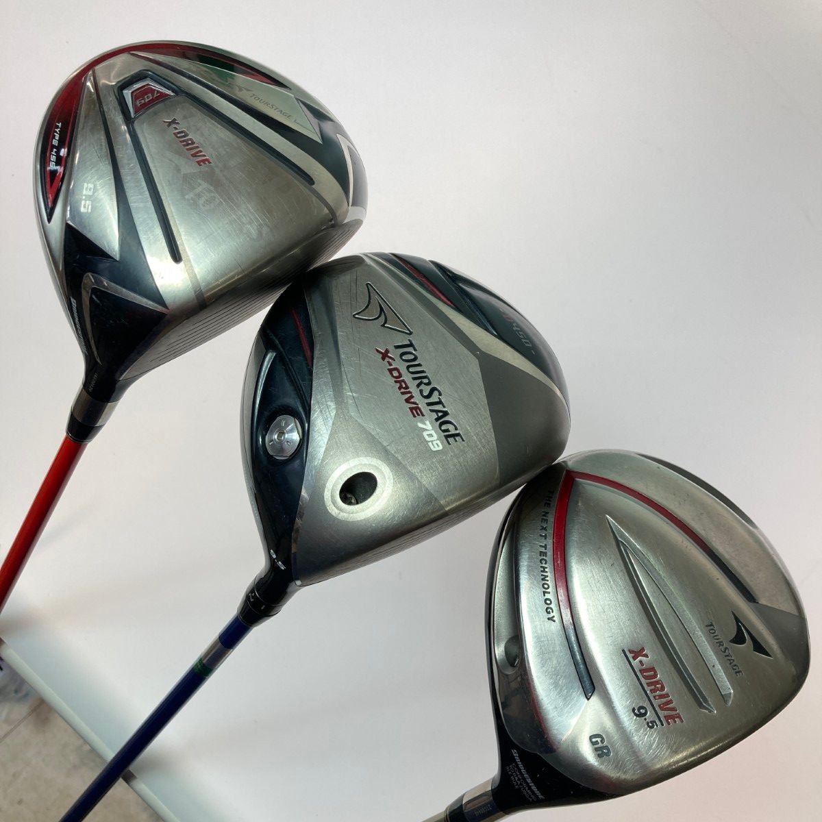Bridgestone ブリヂストン ツアーステージ X-DRIVE GR 705 709 ドライバー 3本セット