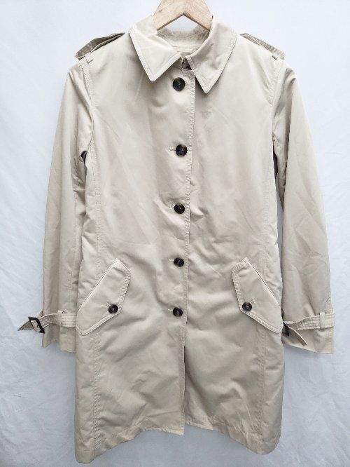 ◇ ◎ UNIQLO ユニクロ 長袖 トレンチコート サイズM ベージュ レディース P 【1406240030682】