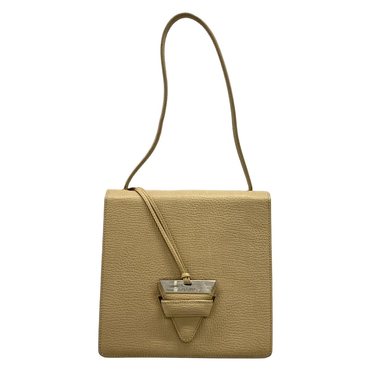 LOEWE(ロエベ) ショルダーバッグ バルセロナ ベージュ レザー