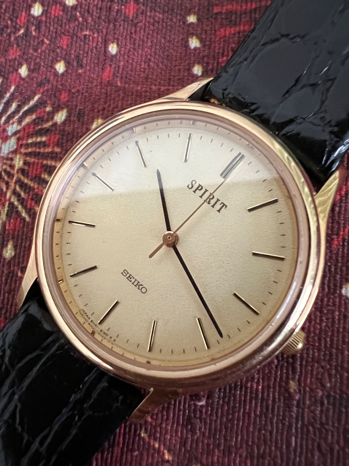 セイコー　SEIKO スピリット☆8N41-6130☆メンズ　クオーツ時計☆稼働品☆