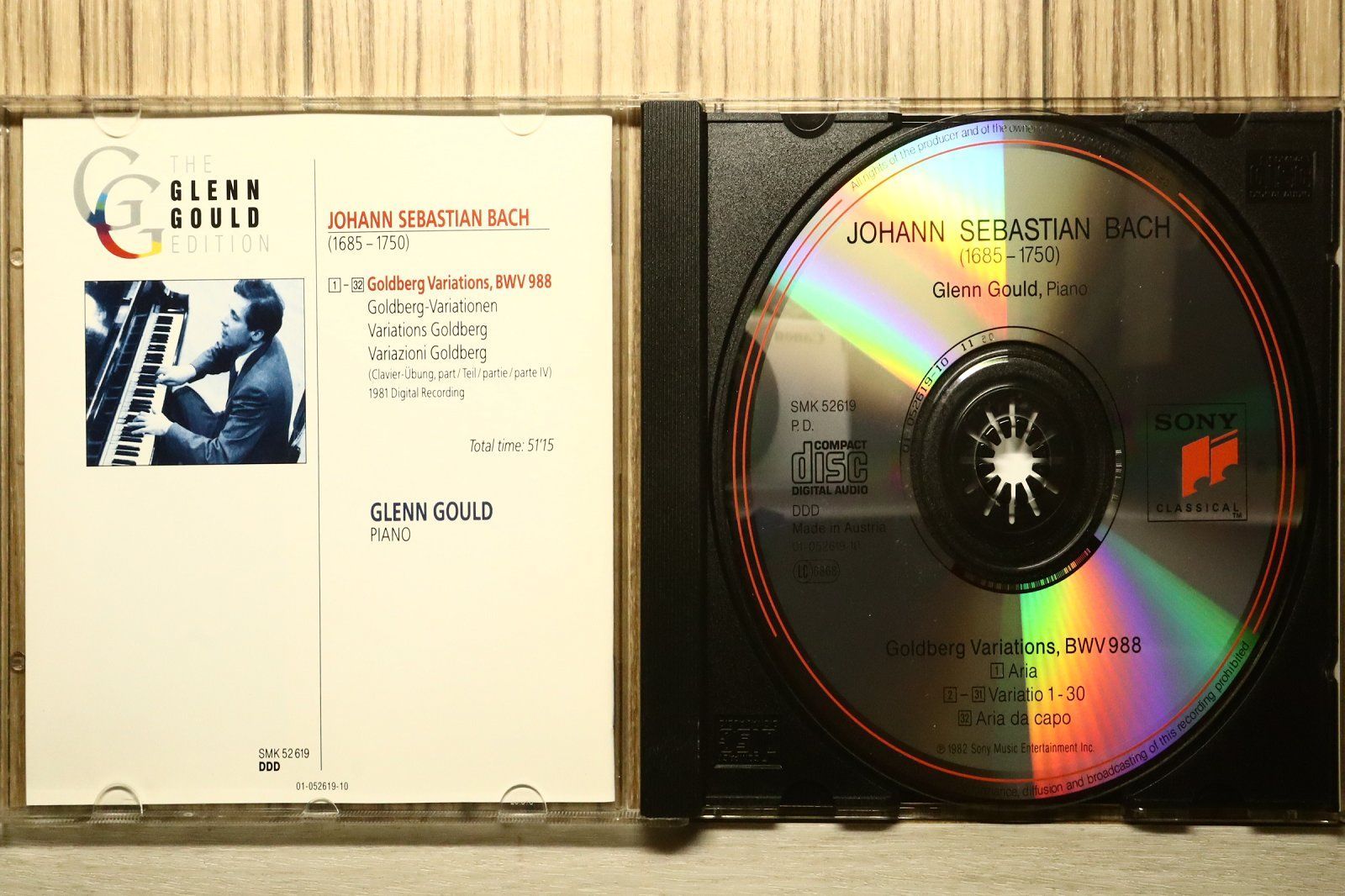 中古CD☆バッハ/Bach, J.S.□ GOLDBERG VARIATIONS BW 【SMK52619