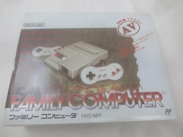ゲーム ファミコン 本体 動作品 HVC 101 AV仕様 箱 説明書 コントローラー 付き 中古品