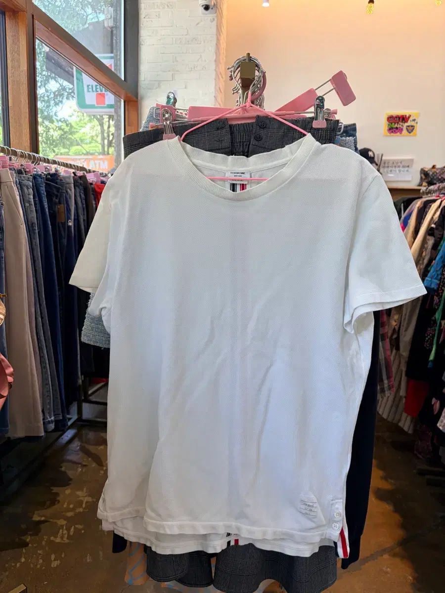 Thom Browne 白 Tシャツ