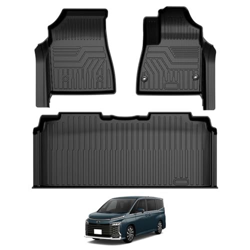Virauto トヨタ ヴォクシー ノア 90系 3D フロアマット 1列目用&2列目用 2022年1月? VOXY NOAH ZWR90W ZWR95W MZRA90W MZRA95W 専用 ガソリン車 ハイブリッド車 カーマット TPE cb005623
