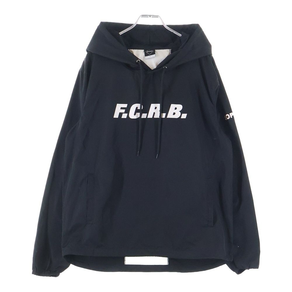 F.C.R.B./F.C.Real Bristol/FCRB (エフシーアールビー/エフシーレアルブリストル) ロゴプリントナイロンプルオーバーパーカー ブラック 8,776円