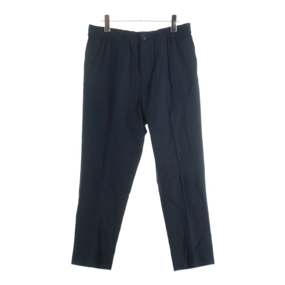 AMI Alexandre Mattiussi (アミアレクサンドルマテュッシ) Elasticized waist trousers E20HT206.246クロップド エラスティック パンツ ブラック