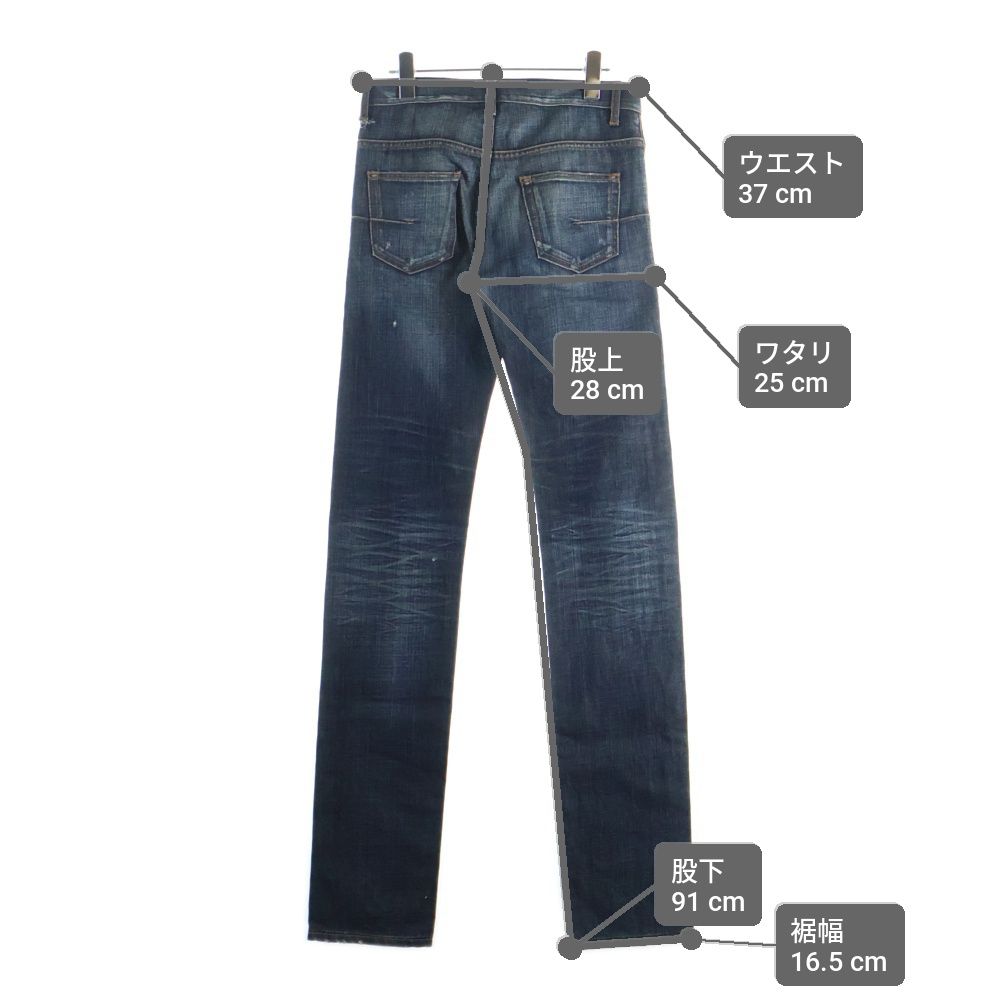 Dior HOMME (ディオールオム) 00AW JAKE エディ期 28 ヴィンテージ加工
