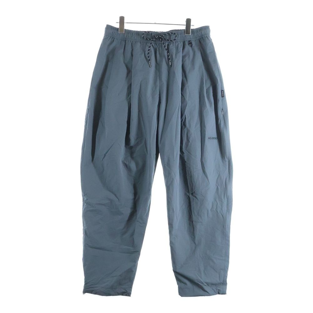 ALOUND (アラウンド) 25SS VENTILATION NYLON PANTS ベンチレーション 2タック ナイロンテーパードパンツ グレー ALPT25SS-07GR