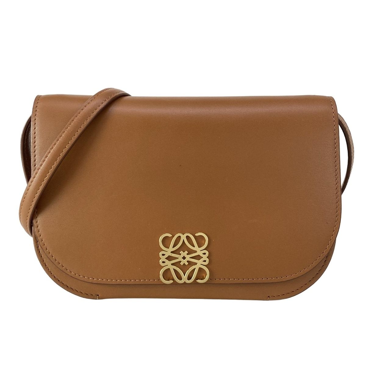 LOEWE(ロエベ) ショルダーバッグ ゴヤ アコーディオン クラッチ ブラウン レザー 93,720円