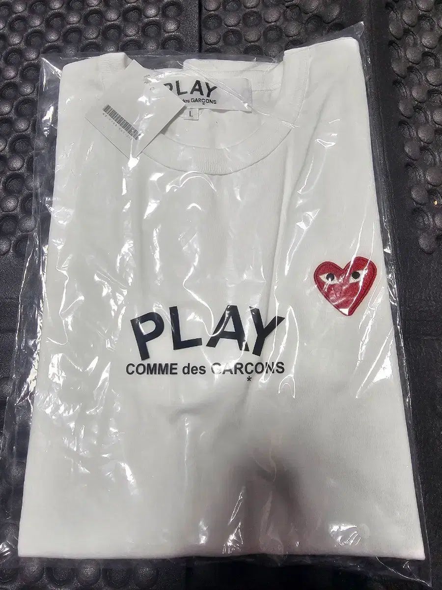 コム・デ・ギャルソン PLAY 白 半袖 Tシャツ L