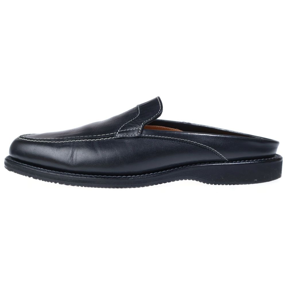 JOHN LOBB (ジョンロブ) BARBADOS バルバドス レザーミュール レザーサンダル ブラック
