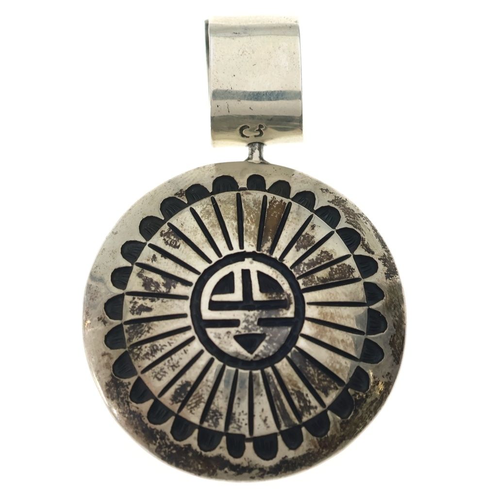 INDIAN JEWELRY (インディアンジュエリー) HOPI族 ホピ族 迷路の男 ペンダントトップ シルバー