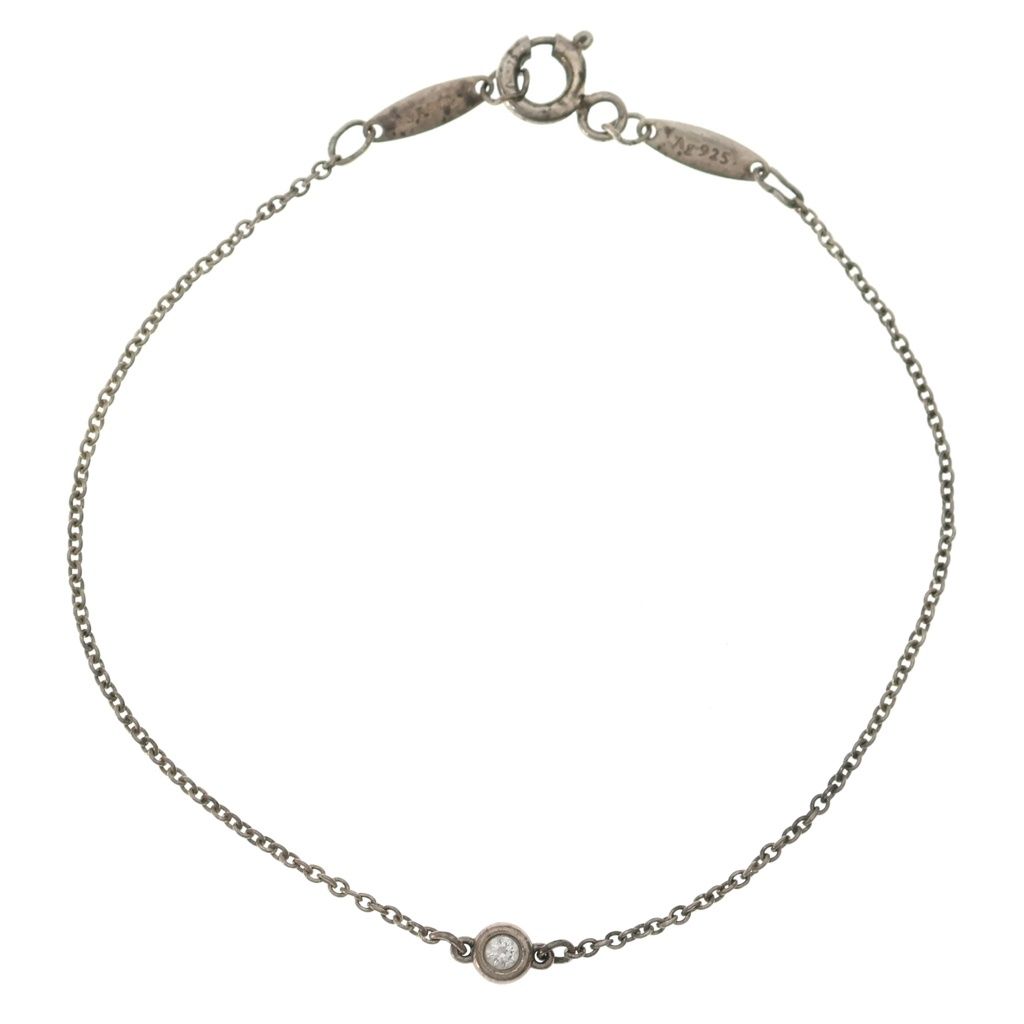 TIFFANY & Co. (ティファニー) バイザヤード ブレスレット 1PD ダイヤ Ag925 SV シルバー