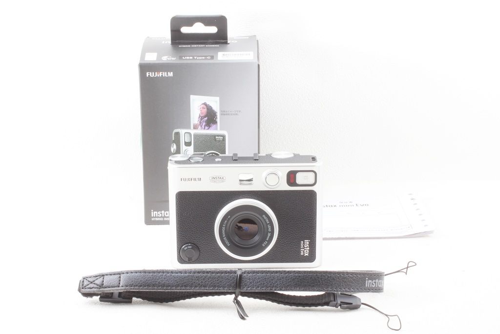 極上品 FUJIFILM フジフィルム instax mini Evo チェキ インスタント カメラ