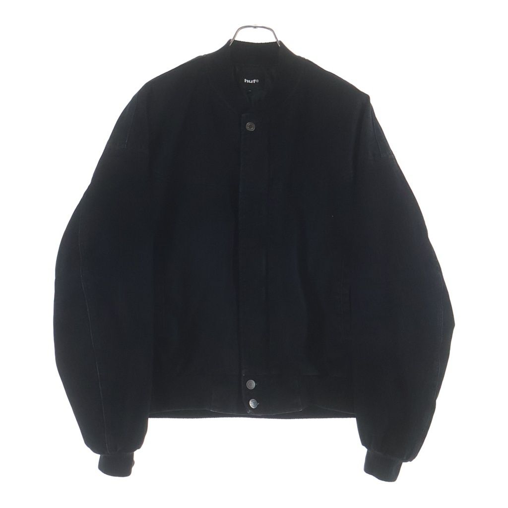 HUF (ハフ) BOMBER JACKET デニム ボンバージャケット ブラック