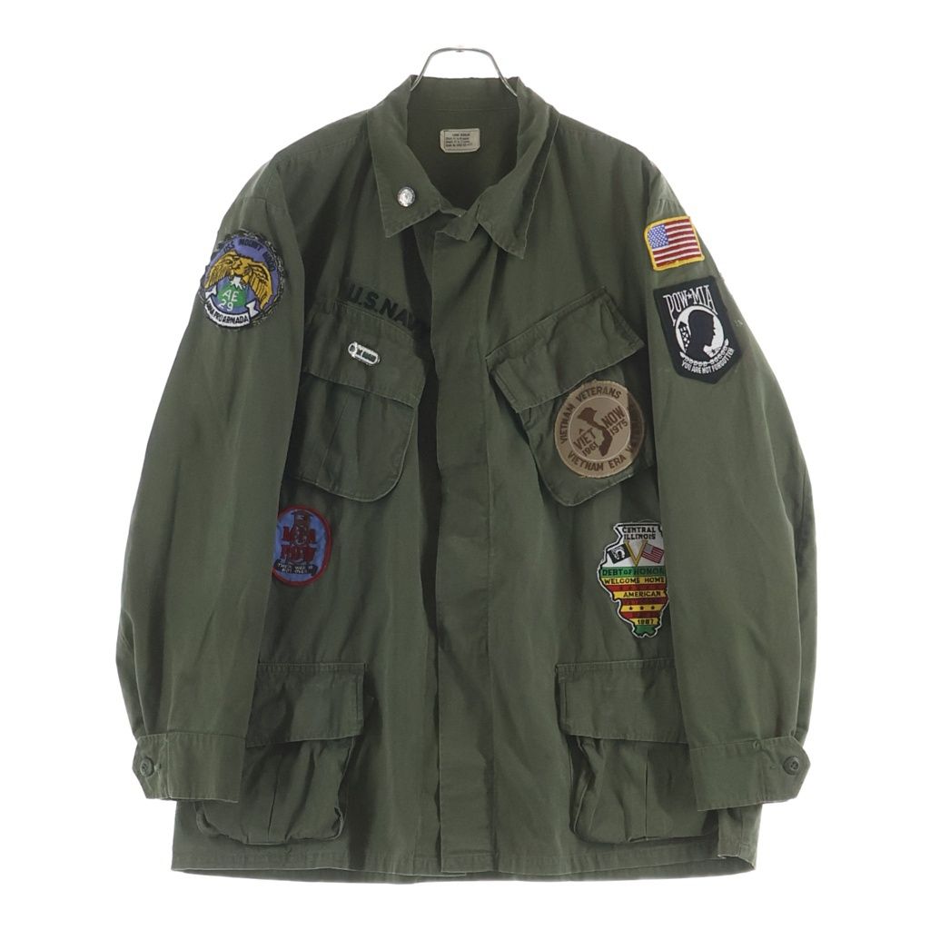 VINTAGE (ヴィンテージ) 60s U.S.ARMY 4th ジャングルファティーグジャケット ワッペン ミリタリージャケット カーキ DSA100-69-C-1363